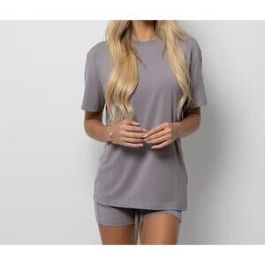 NWOT Comfrt Cloud Lounge T-Shirt Small Steel